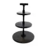 Creations Buffet 3-Tier Stand 14 in x 20 3/4 in (14, 10, 8 Platforms) Ebony