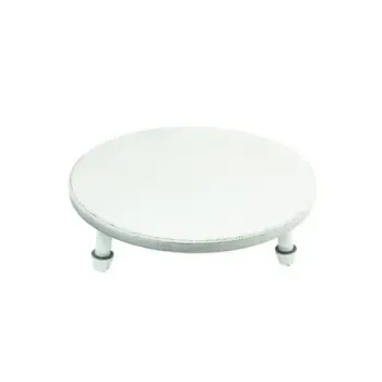 Creations Buffet Platform Stand W Pipe Legs 14 in x 4 3/4 in Aged White