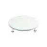 Creations Buffet Platform Stand W Pipe Legs 14 in x 4 3/4 in Aged White
