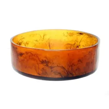 Kenny Mack Bowl Circle 12 1/2 in x 4 1/2 in (230 oz) Tortoise