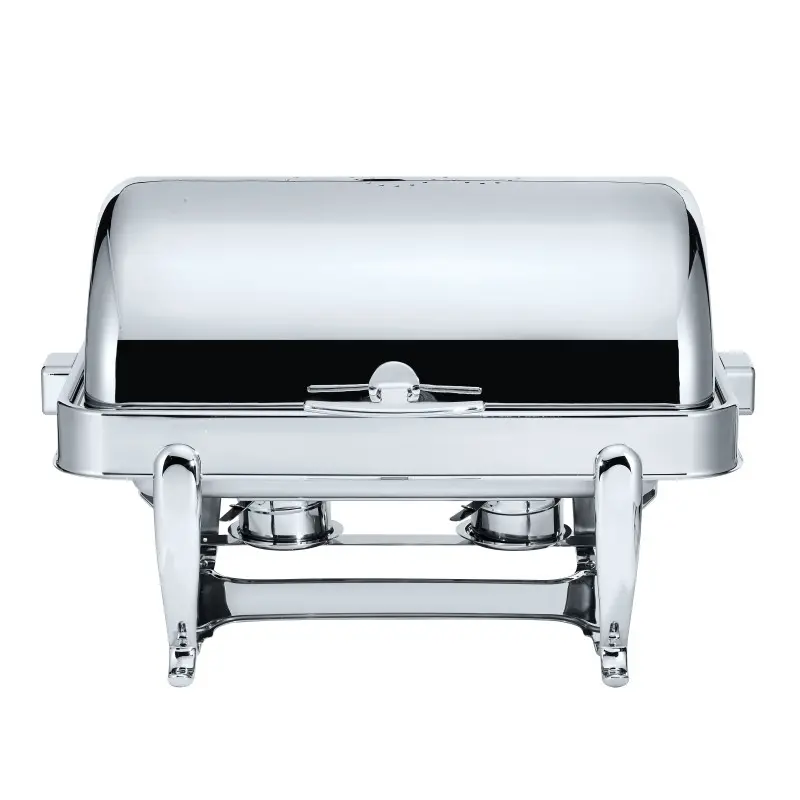 WNK HW/Buffet Chafing Dish Rectangle 26 in x 17 3/4 in x 16 3/4 in (9 qts) incl Food & Water Pans WNK HW/Buffet Chafing Dish Rectangle 26 in x 17 3/4 in x 16 3/4 in (9 qts) incl Food & Water Pans