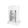 Kenny Mack Cup/Lid Holder Carved 4 1/2 in x 4 1/2 in x 8 in Shell - Set of 6
