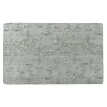 Creations Melamine Gastronorm Rectangle 21 in x 12 3/4 in Concrete - Set of 6