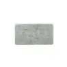 Creations Melamine Gastronorm Rectangle 12 3/4 in x 7 in Concrete - Set of 12
