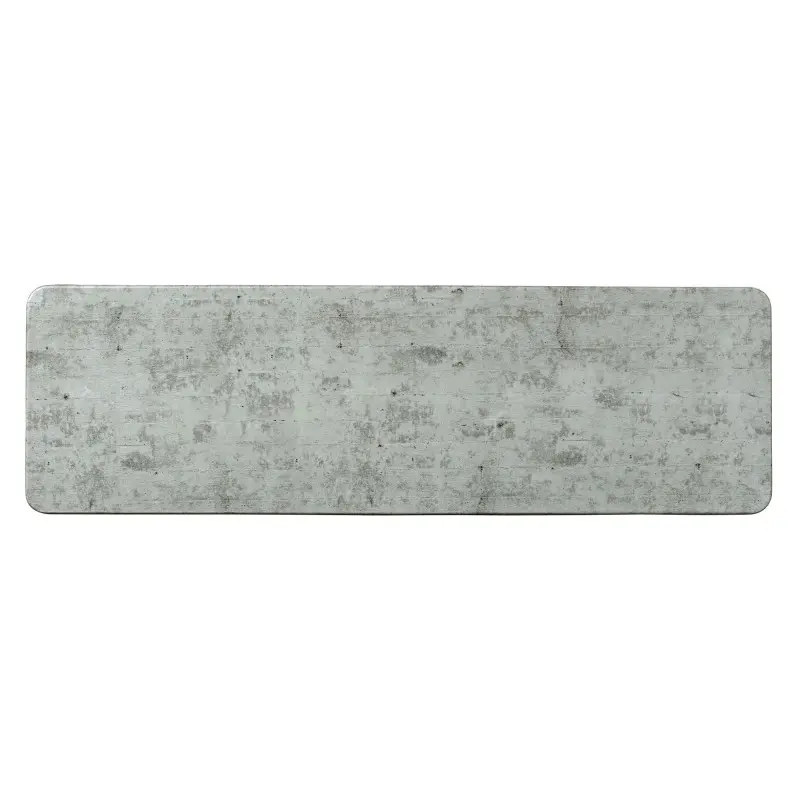 Creations Melamine Gastronorm Rectangle 21 in x 6 3/8 in Concrete - Set of 12 Creations Melamine Gastronorm Rectangle 21 in x 6 3/8 in Concrete - Set of 12