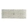 My Glass Studio Footed Board 19 3/4 in x 7 1/8 in x 7/8 in Mid Modern Cream/Dark Grey - Set of 2