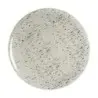 My Glass Studio Serving Platter 13 in x 1 in Mid Modern Cream/Dark Grey - Set of 4 - MyGlassStudio