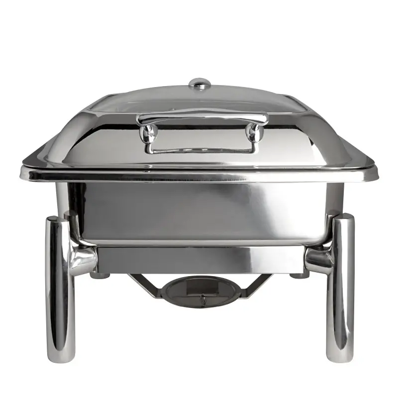Creations Buffet Square Chafing Dish And Stand 17 3/4 in x 15 1/2 in x 12 1/4 in (6 qt)