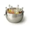 Creations Buffet Double Wall Hammered Beverage Tub 20 3/4 in x 17 3/4 in x 10 1/4 in 7 Gal