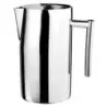 WNK HW/Buffet Water Pitcher withIce Guard 7 1/2 in x 4 5/8 in x 8 1/8 in (2 1/4 qt) Diva Single Wall Mirror Finis