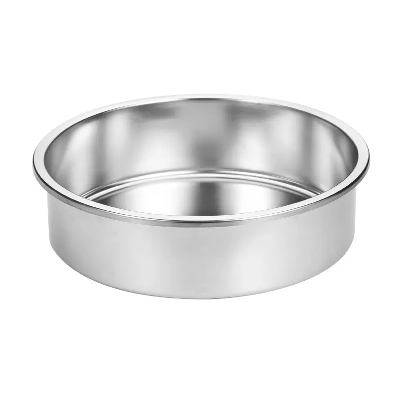 WNK HW/Buffet Round S/S insert For indux Chafer (5370S554) 12 3/4 in x 3 3/8 in (5 1/2 qts) Diva