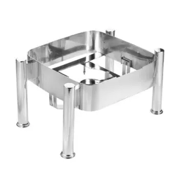 WNK HW/Buffet Stand (Stackable) withFuel Holder For Sq indux Chafer (5370S553) 15 in x 18 7/8 in x 9 in Diva