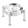 WNK HW/Buffet Stand (Stackable) withFuel Holder For Rd indux Chafer (5370S554) 13 3/8 in x 14 3/4 in x 9 in Diva