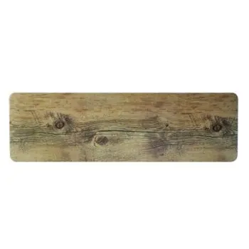 Creations Melamine Gastronorm Rectangle 21 in x 6 3/8 in Driftwood - Set of 12