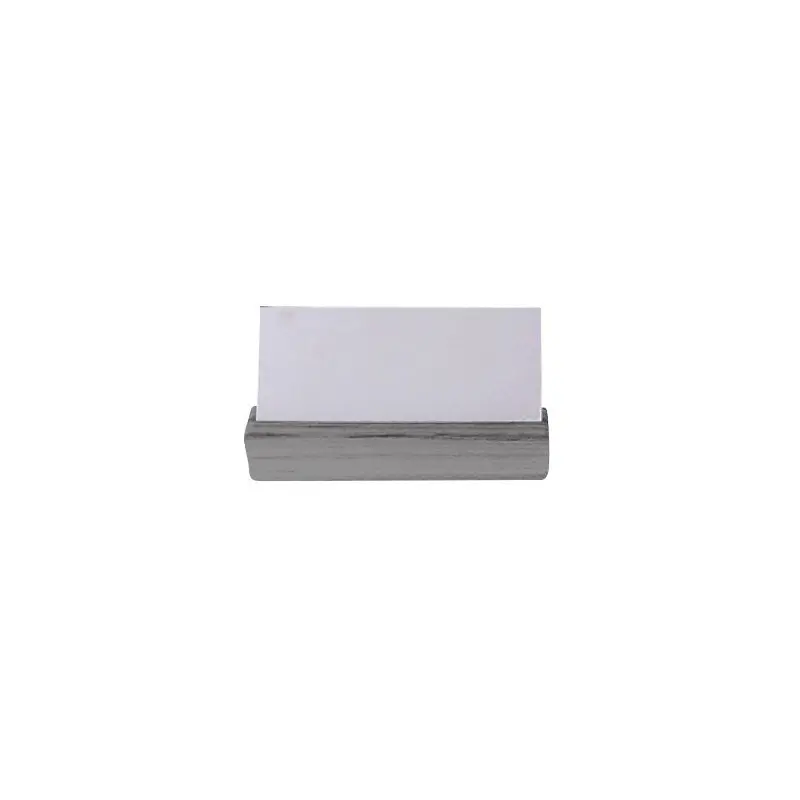 DW Haber Card Holder Small 1 in x 1 in x 3 1/2 in Grey Wash - Set of 12