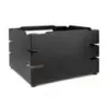 DW Haber Fusion Buffet Riser 14 in x 14 in x 9 in Black No Cut Out