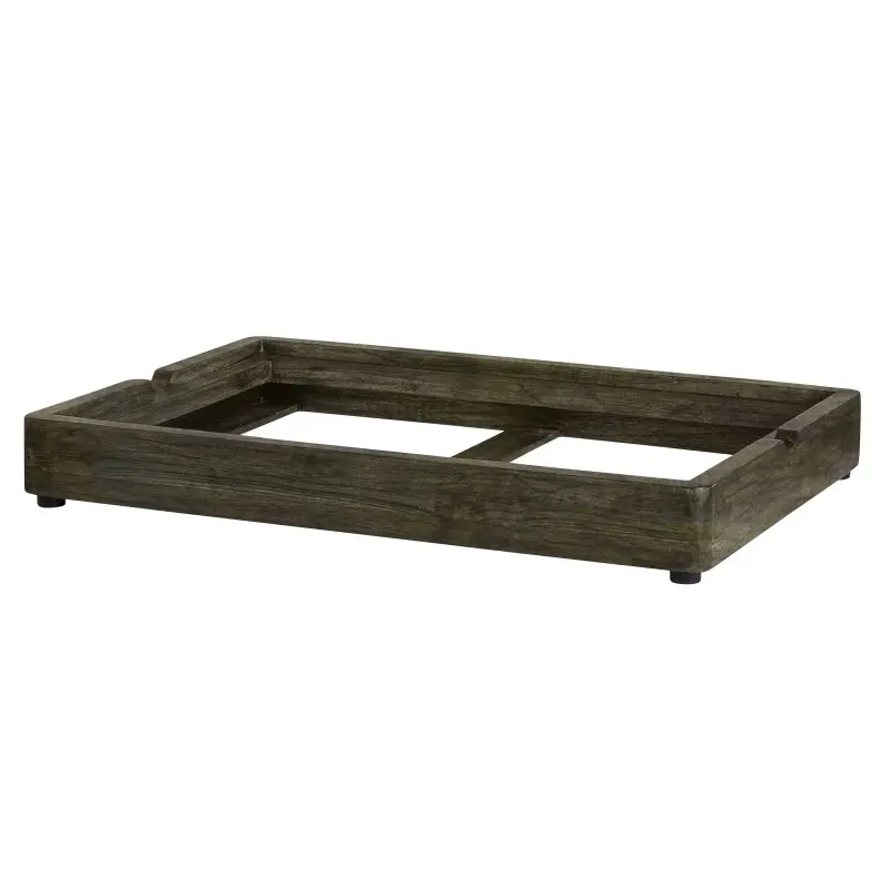 DW Haber Low Profile Gn Riser 23 in x 15 in x 3 1/8 in Ash Grey
