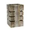 DW Haber Fusion Buffet Riser 6 in x 6 in x 12 in Ash Grey