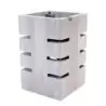 DW Haber Fusion Buffet Riser 6 in x 6 in x 12 in Grey Wash