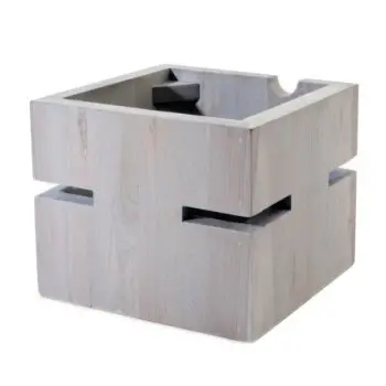 DW Haber Fusion Buffet Riser 6 in x 6 in x 6 in Grey Wash