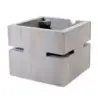 DW Haber Fusion Buffet Riser 6 in x 6 in x 6 in Grey Wash