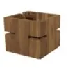 DW Haber Fusion Buffet Riser 6 in x 6 in x 6 in Teak - D.W.Haber