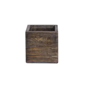 DW Haber Square Utility Box 4 in x 4 in Ash Grey