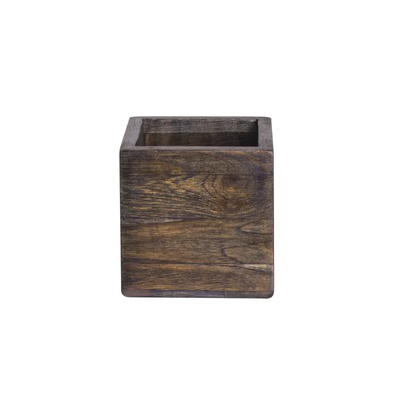 DW Haber Square Utility Box 4 in x 4 in Ash Grey