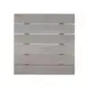 DW Haber Fusion Wood Slatted Shelf 11 in x 11 in Grey Wash