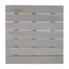 DW Haber Fusion Wood Slatted Shelf 12 in x 12 in Grey Wash