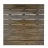 DW Haber Fusion Wood Slatted Shelf 14 in x 14 in Ash Grey