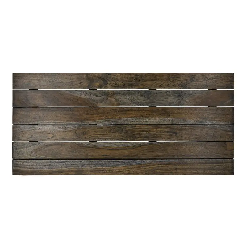 DW Haber Fusion Wood Slatted Shelf 24 in x 11 in Ash Grey