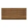 DW Haber Fusion Wood Slatted Shelf 24 in x 11 in Teak
