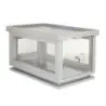 DW Haber Bakery Box W Acrylic Drawer 14 1/4 in x 8 1/2 in x 8 1/2 in Grey Wash - D.W.Haber