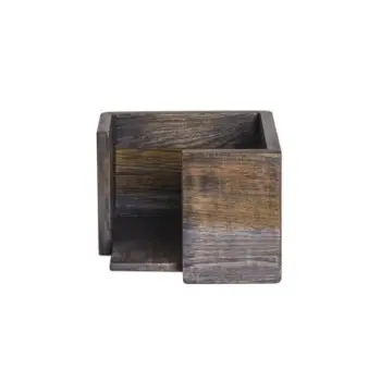 DW Haber Square Napkin Holder 5 3/4 in x 4 in Ash Grey