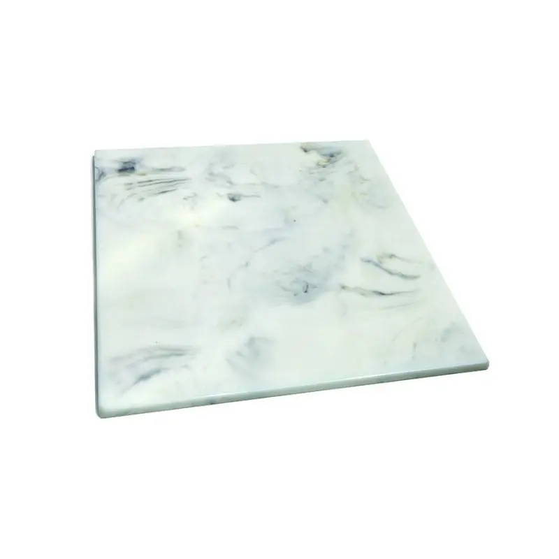 DW Haber Fusion Shelf 12 in x 12 in White Carrera Resin