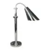 DW Haber Portable Heat Lamp Fusion Single Head Adjustable Height 20-32 in H Stainless Steel