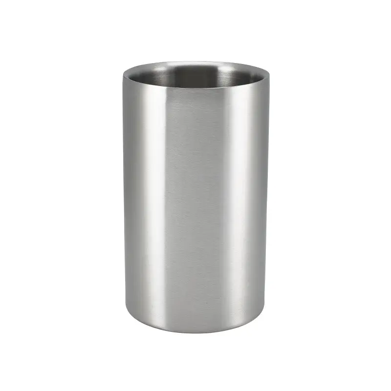 Genware Wine Cooler 4 3/4 in x 4 3/4 in x 8 in Stainless Steel - Set of 6