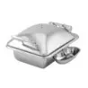Walco HW/Buffet Rectangle Chafer with Metal Lid And Stand 18 1/2 in x 13 1/2 in x 16 1/2 in (4 qt) Idol Buffet