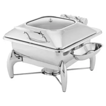 Walco HW/Buffet Rectangle Chafer 18 1/4 in x 17 in x 16 1/4 in (6 qt) Idol Buffet
