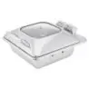 Walco HW/Buffet Rectangle Chafer Body 17 1/4 in x 16 in x 9 in (6 qt) Idol induction