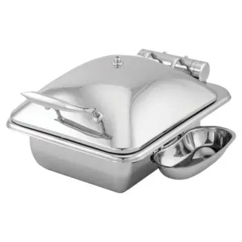 Walco HW/Buffet Metal Chafer 21 in x 12 3/4 in (6 qt) Idol induction