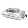 Walco HW/Buffet Rectangle Chafer Body 23 3/4 in x 18 1/2 in x 10 1/2 in (8 qt) Idol induction