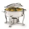 DW Haber Chafer Millennium 4 qt Round Hinged Stainless Steel