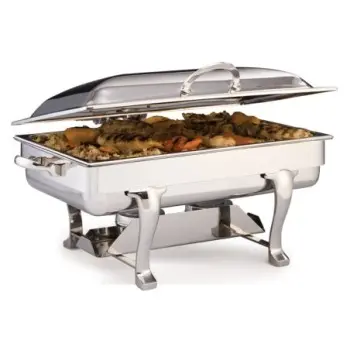 DW Haber Chafer Millennium (8 qt) Rectangle Hinged Stainless Steel