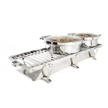DW Haber Heater Stand Millennium with Grill 40 in L x 14 in Stainless Steel