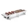 DW Haber Heater Stand Millennium with Aluminum 40 in L x 14 in H Stainless Steel