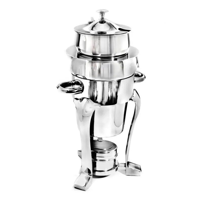 DW Haber Petite Marmite Millennium Hinged 2 qt Stainless Steel