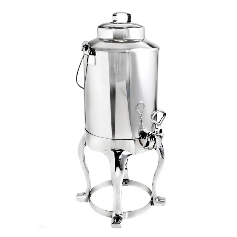 DW Haber Milk Dispenser Millennium 5 1/2 qt insulated with Ice Sleeve Stainless Steel