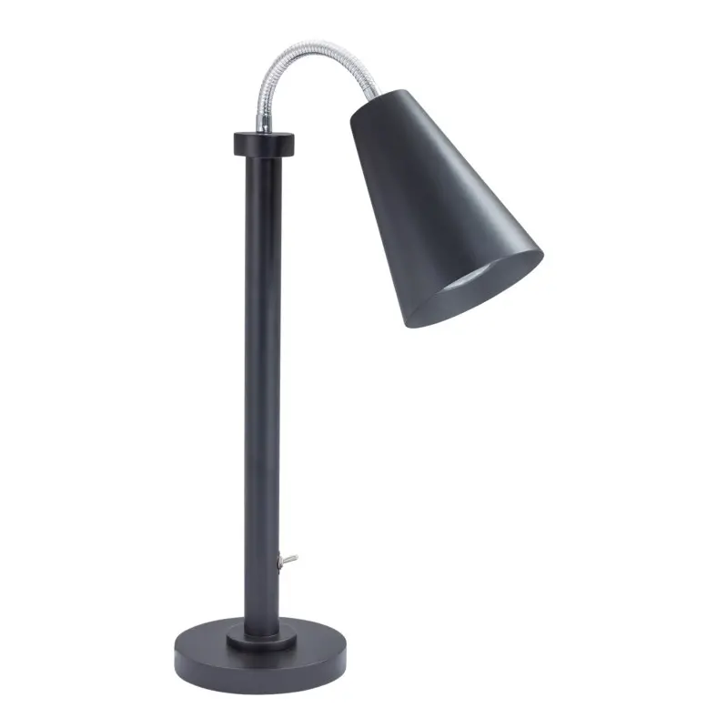 DW Haber Portable Heat Lamp Modern Single Head Black